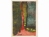 Jacques Fouquet, Compositions, two mixed media on paper