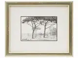 Angelo Maria Crepet, Landscapes, two ink drawings