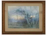 Alessandro Guaccimanni, Landscape, 1925, watercolor on paper