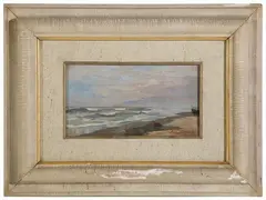 Marina by Aldo Affortunati, oil on tablet, offered Nov 2022