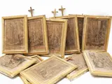 Martin Engelbrecht, Way of the cross, series of eleven prints