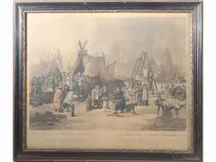 Luke Clennell, The fair on the Thames, Feb. 4 1814, aquatint