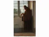 Cristiano Banti, The monk, oil on panel