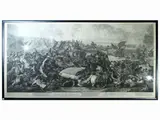 Johann Daniel Hertz, Battle scenes, pair of large multi-page engravings