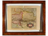 Gerardus Mercator, Romandiola cum Parmensi Ducatu, watercoloured engraving