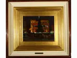 Piazza Barberini in Rome by Renato Natali, oil on panel, offered Jun 2022