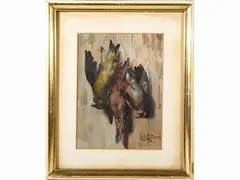 Still life by Alberto Rossi, oil on panel, offered May 2022