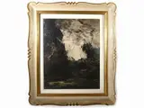 Ubaldo Magnavacca, Landscape, oil on cardboard