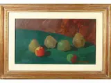 Guido Peyron, Fruit, oil on canvas applied to tablet