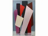 Monoliti sul ghiaccio 1969 by Osvaldo Medici Del Vascello, oil on canvas, offered May 2022