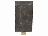 Quinto Martini, Crocifissione nella pioggia 1967 ca, bas-relief in bronze