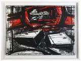 Vinicio Berti, Racconto multiplo costruttivo 1H-2H 1974, acrylic on canvas
