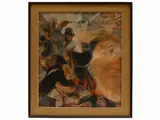 Mario Bardi, Characters 1966, oil on canvas
