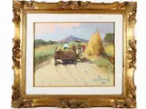 Willy Clemente, Paesaggio, oil on canvas