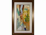 Vicolo del fioedaliso 1981 by Rodolfo Marma, oil on canvas, offered May 2022