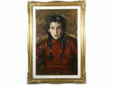 Francesco Pagliazzi, Portrait of Luisa with braids