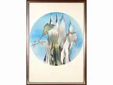 Fernando Farulli, Agaves, lithograph