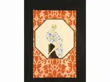 Giovanni Meschini, Female figure, pochoir