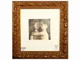 Girls hugging each other by Antonio Bueno, lithograph, offered Apr 2022