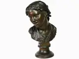 Vincenzo Gemito, Carmela la popolana, bronze sculpture