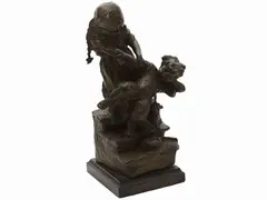 Pietro Costa, L'istruzione obbligatoria, bronze figural group