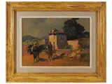 Elba by Carlo Domenici, oil on hardboard, offered Mar 2022