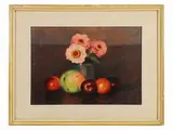 Valentino Ghiglia, Still life with vase of flowers