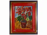 Flowerpot by Guido Borgianni, oil on canvas, offered Mar 2022