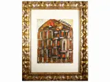 Baptistery by Silvio Loffredo, oil on canvas board, offered Mar 2022