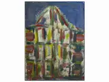 Baptistery by Silvio Loffredo, oil on cardboard, offered Mar 2022