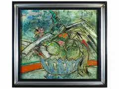 Lazzaro Donati, Still life with fruit, oil on panel