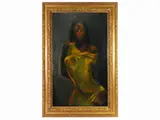 Alfio Rapisardi, Female portrait with yellow dress