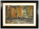 Folco Chiti Batelli, Street view with figure 1988