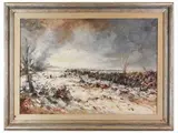 Great army by Norberto Martini, oil on canvas, offered Mar 2022
