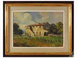 Francesco Maria Pieri, Rustico 1967, oil on canvas