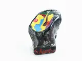 Riccardo Schweizer, Face, glazed ceramic sculpture