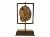 Emilio Greco, Female nude, bronze bas-relief