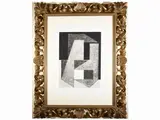 Gualtiero Nativi, Geometric composition, etching