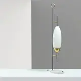 Arredoluce, attributed, floor lamp by Angelo Lelii, polished and varnished brass, offered Oct 2019