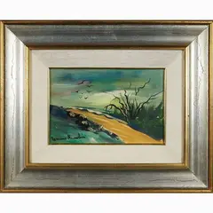 Romano Mussolini by Luigi Bertelli, 1927, "Landscape", offered Dec 2018