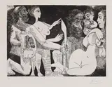 Pablo Picasso, Senza titolo, 1968, etching