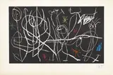 Joan Miró, L'invité du dimanche II, 1969, etching a colori
