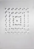Senza titolo by Enrico Castellani, 2006, estroflessione on alluminio, offered Nov 2016