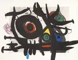 Joan Miró, L'oiseau destructeur, 1969, etching