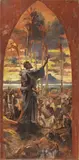 San Francesco by Filippo de Pisis, oil on panel, offered Nov 2016