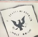 Half dollar by Franco Angeli, enamel on canvas, offered Nov 2016