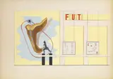 Enrico Prampolini, Bozzetto, plastica murale