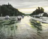 Davide Frisoni, Controluce, 2002, oil on canvas