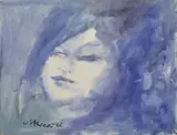 Volto di donna by Mino Maccari, oil on canvas, offered Nov 2016