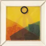 Enrico Baj, Paesaggio, 1968, Collage di plastiche